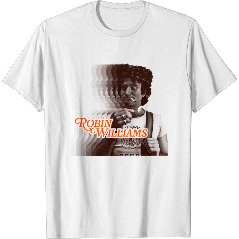 Robin Williams Fade Tribute Men's T-Shirt — Mens T Shirts