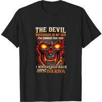 T-shirt pour hommes « Le diable m'a chuchoté à l'oreille »