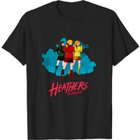 T-shirt Minimaliste Heathers pour hommes - Noir