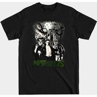 Classic Monsters Men's T-Shirt in Black — Mens T Shirts