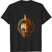 Spartan Gold Helmet Warrior Sparta 300 Men's T-Shirt