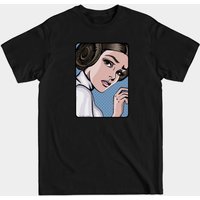 Princess Lichtenstein Men's T-Shirt in Black