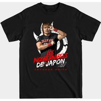 T-shirt noir Tranquilo Tetsuya Naito pour hommes
