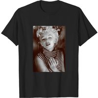 T-shirt pour hommes avec portrait noir et blanc de Marilyn Monroe — T-shirts pour hommes