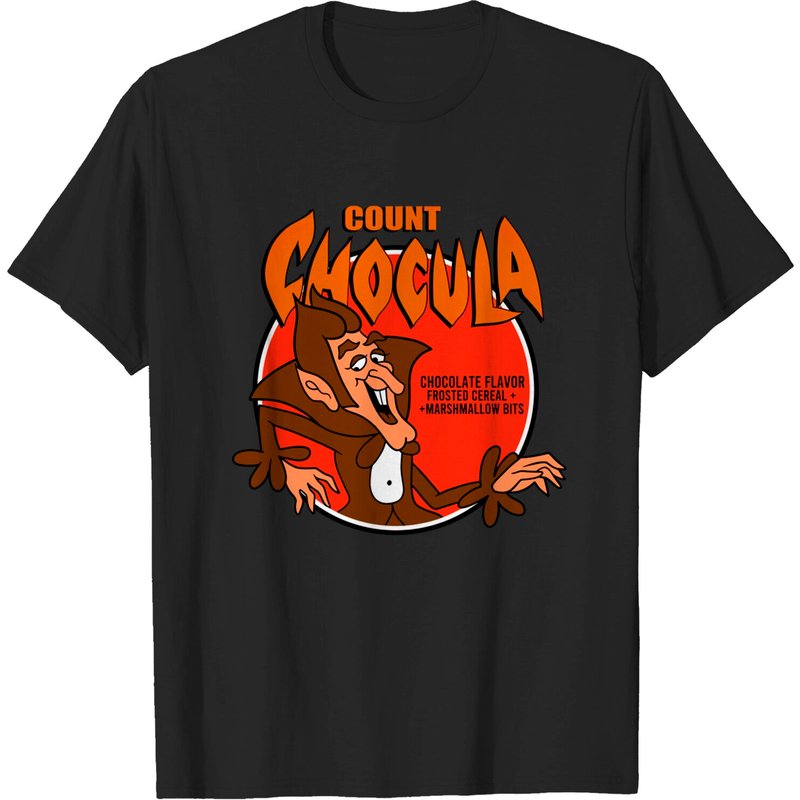 T-shirt Noir pour Hommes Count Chocula — T-shirts pour hommes