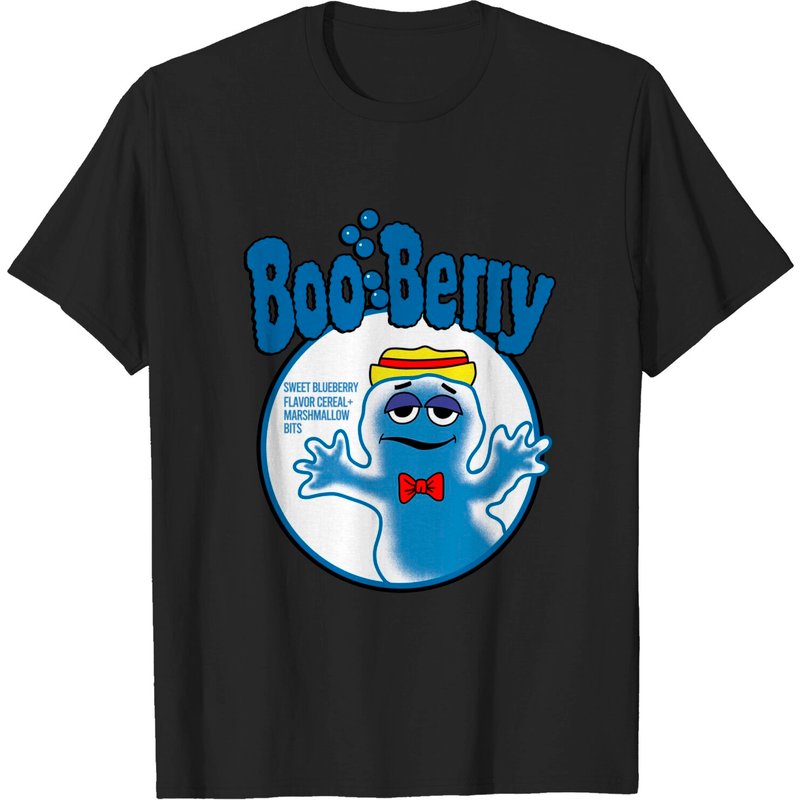 T-shirt Boo Berry Cereal pour hommes en noir — T-shirts pour hommes