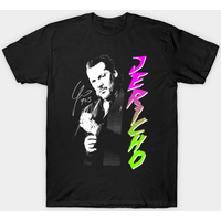 T-shirt noir pour hommes Chris Jericho Y2J — T-shirts pour hommes
