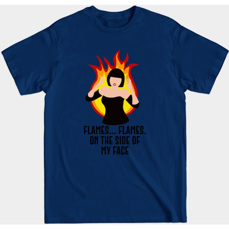 Clue Flames On The Side Of My Face Men's T-Shirt