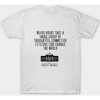 West Wing Quote T-Shirt for Men - Black