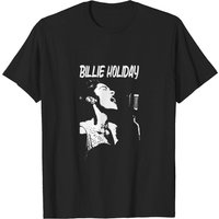 T-shirt Art Illustration de Billie Holiday pour Hommes — T-shirts pour hommes