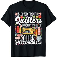 Blessed Are The Quilters - Men's Sewing Quilting T-Shirt