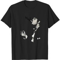Tom Waits Icon Men's T-Shirt in Black