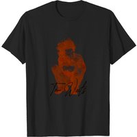 Young Tom Waits Men's T-Shirt in Black