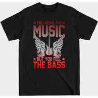 Funny Music Quote Bass Guitar T-Shirt for Men — Mens T Shirts