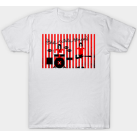 T-shirt Simple White Stripes - The White Stripes