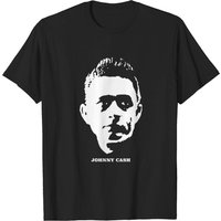 T-shirt pour hommes Johnny Cash en noir — T-shirts pour hommes