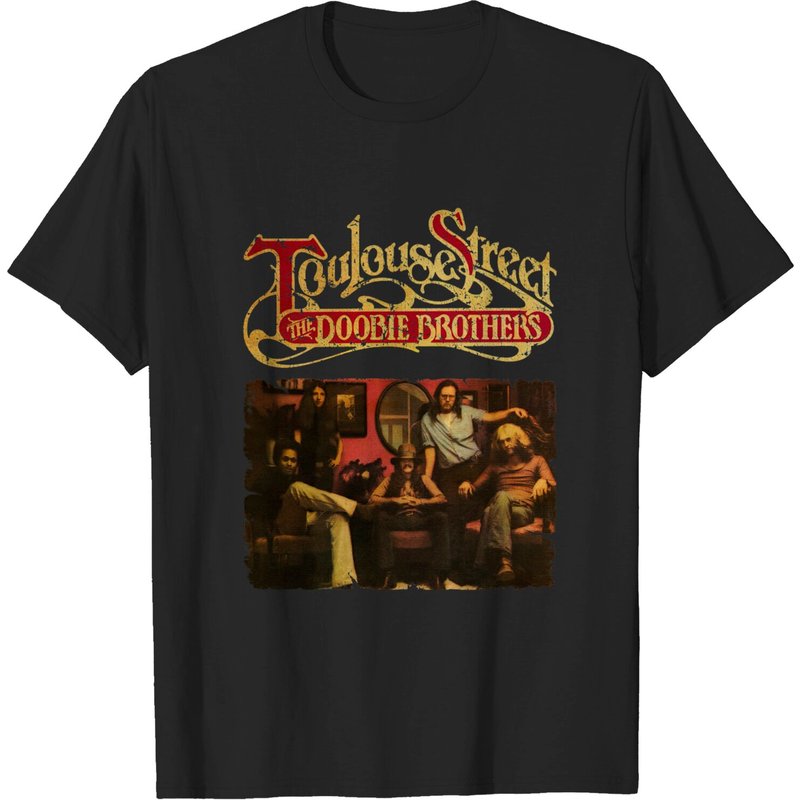 T-shirt Vintage The Doobie Brothers Toulouse Street pour hommes — T-shirts pour hommes