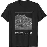 Aphex Twin Selected Ambient Works Minimalist Graphic Design T-Shirt
