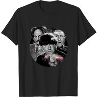 T-shirt noir pour hommes Stooges