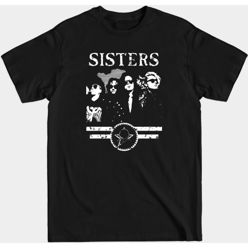 T-shirt pour hommes Sisters Of Mercy en noir — T-shirts pour hommes