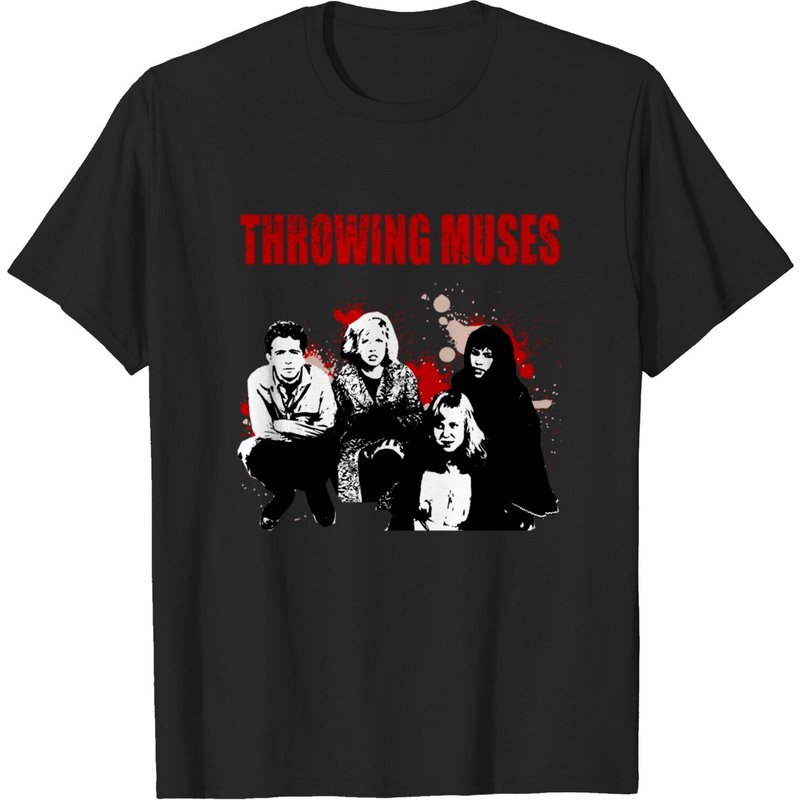 T-shirt Throwing Muses Stencil pour hommes - Musique Rock Alternatif — T-shirts pour hommes