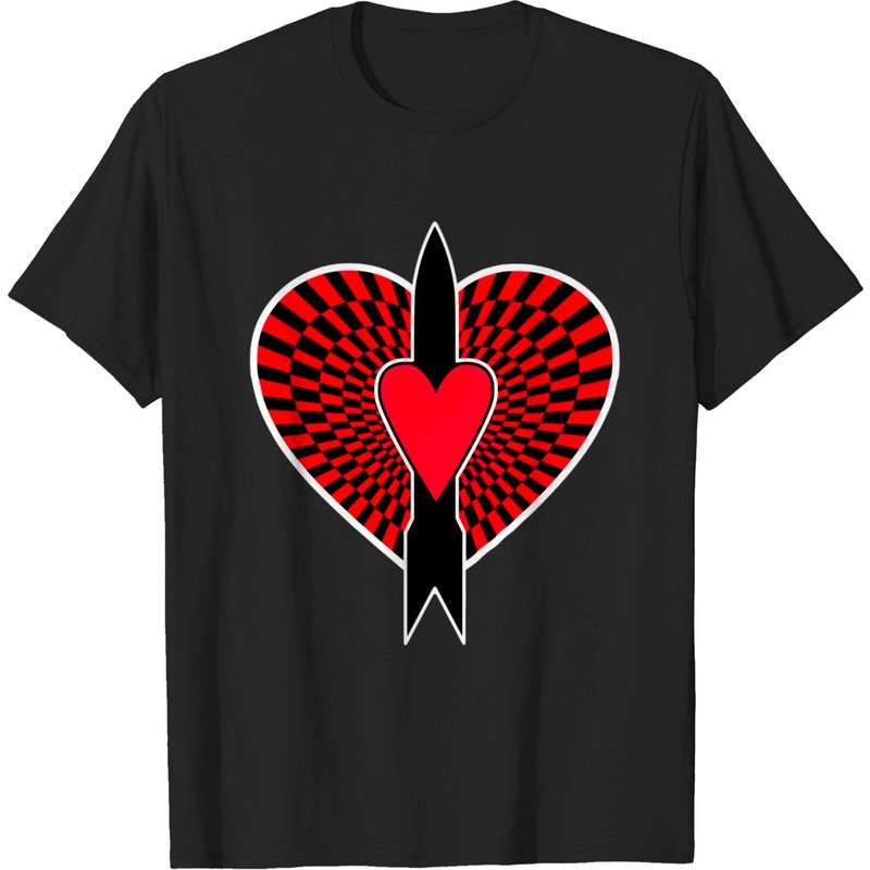 Love And Rockets - Hearts And Warheads T-shirt pour hommes — T-shirts pour hommes