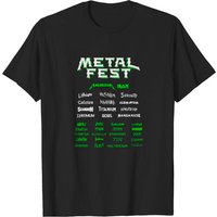 T-shirt Metal Fest Heavy Metal pour hommes — T-shirts pour hommes