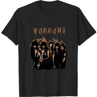 T-shirt pour hommes Warrant-drawn Style Heavy Metal — T-shirts pour hommes
