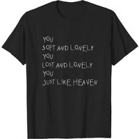 T-Shirt pour hommes The Cure Just Like Heaven Lyrics — T-shirts pour hommes