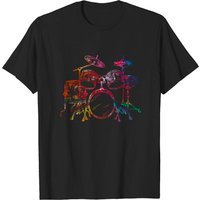Drum Drummer Drumming Music T-Shirt for Men