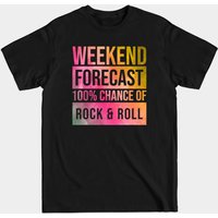 T-shirt pour hommes Rock And Roll Music en noir — T-shirts pour hommes