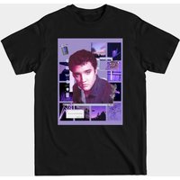 T-shirt pour hommes Purple Presley Elvis — T-shirts pour hommes