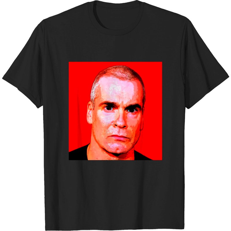 T-shirt pour hommes Henry Rollins en noir — T-shirts pour hommes