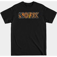 T-shirt pour hommes Punk Rock NOFX en noir