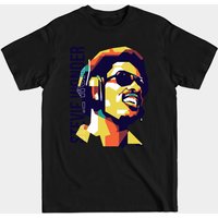 T-Shirt pour hommes Stevie Wonder WPAP Style