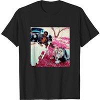 T-shirt pour hommes David Ruffin's Lion - Noir — T-shirts pour hommes