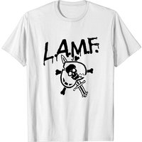 T-shirt pour hommes L.A.M.F - Lamf en noir