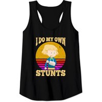 Kids I Do My Own Stunts Broken Arm Injury Gift Tank Top for Men