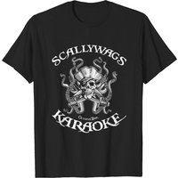 T-shirt pour hommes Scallywags Karaoke - Noir — T-shirts pour hommes