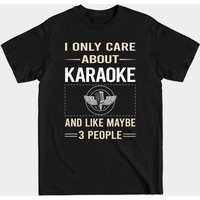 T-shirt Funny 3 Personnes Karaoke pour Hommes en Noir — T-shirts pour hommes