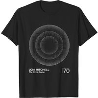 T-shirt pour hommes Joni Mitchell The Circle Game design graphique minimaliste — T-shirts pour hommes