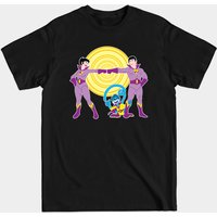 T-Shirt Wonder Twins pour hommes en noir