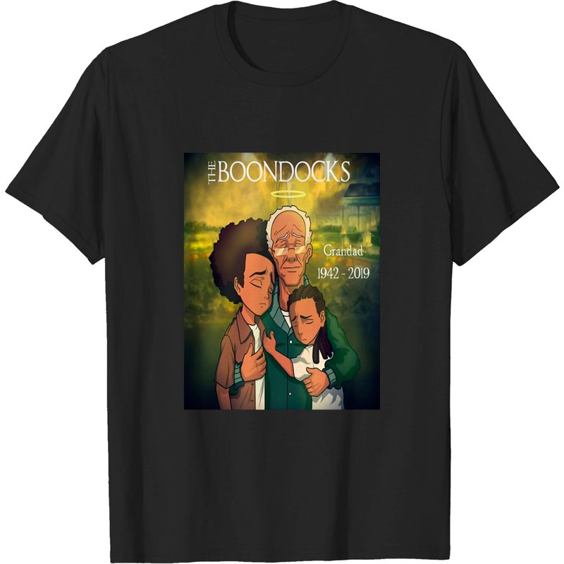 T-shirt pour hommes R.I.P - Boondocks en noir