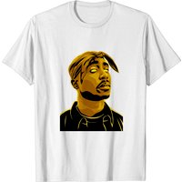 T-shirt 2 Pac Illustration - Rapper pour hommes