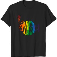 T-shirt Phish Color pour hommes en noir
