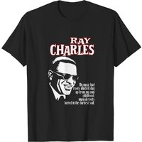 Ray Charles Design Men's T-Shirt in Black
