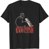T-Shirt pour Hommes Oscar Peterson Jazz Piano Icon