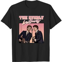 T-shirt pour hommes Everly Brothers Vintage en noir