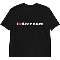 T-shirt unisexe I Heart Deez Nutz pour hommes - Noir