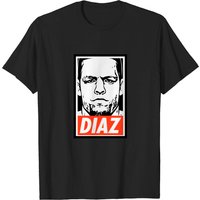 T-shirt pour hommes Nate Diaz en noir — T-shirts pour hommes